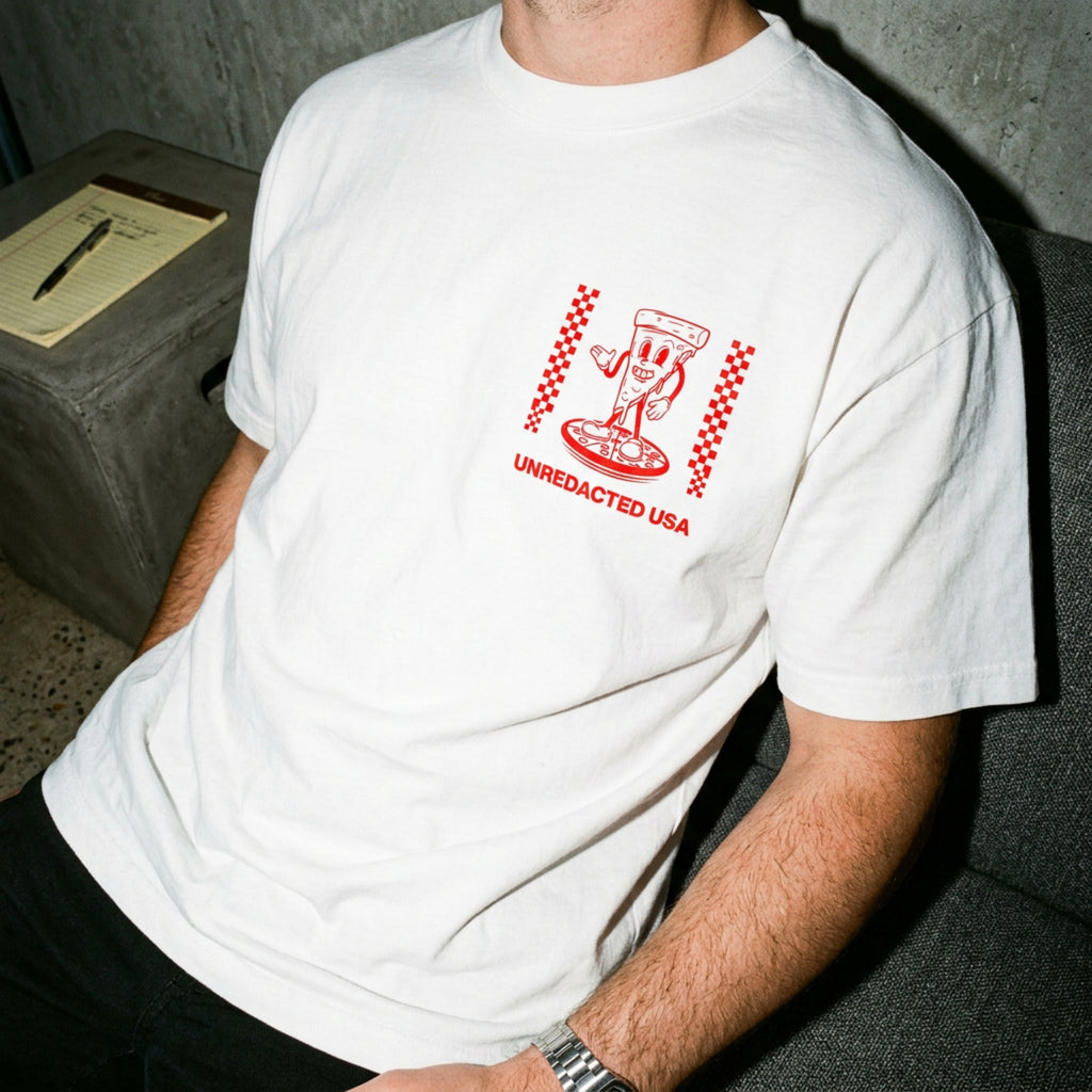 Goy Slop Pizza Club Oversized Cotton T-Shirt