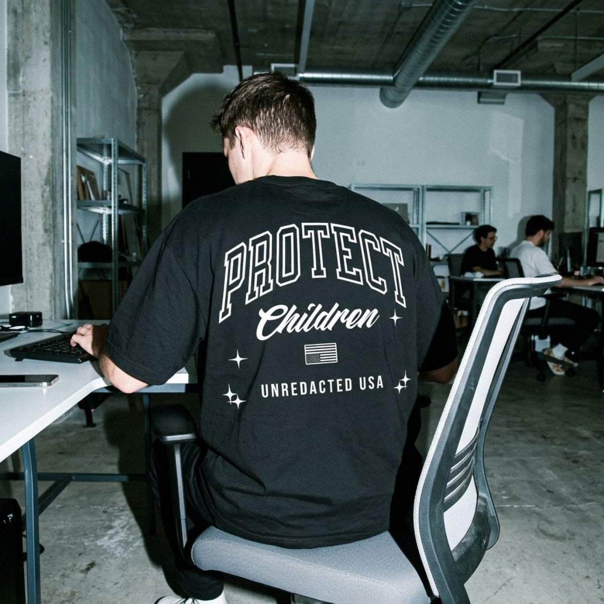 Protect Children Oversized T-shirt