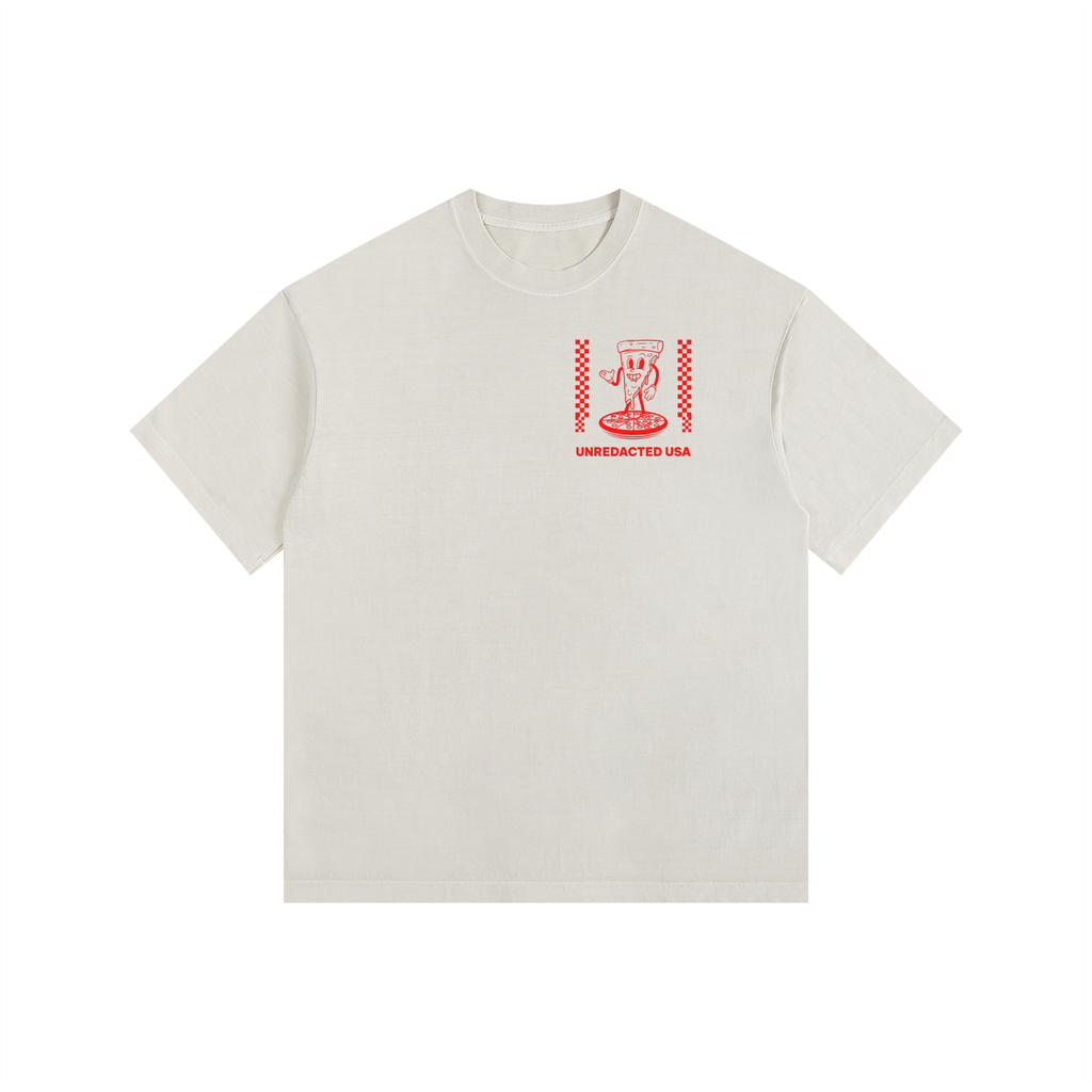 Goy Slop Pizza Club Oversized Cotton T-Shirt